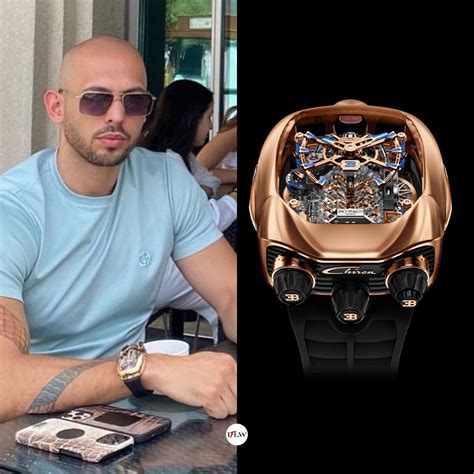 andrew tate emerald watch|andrew tate watch bugatti.